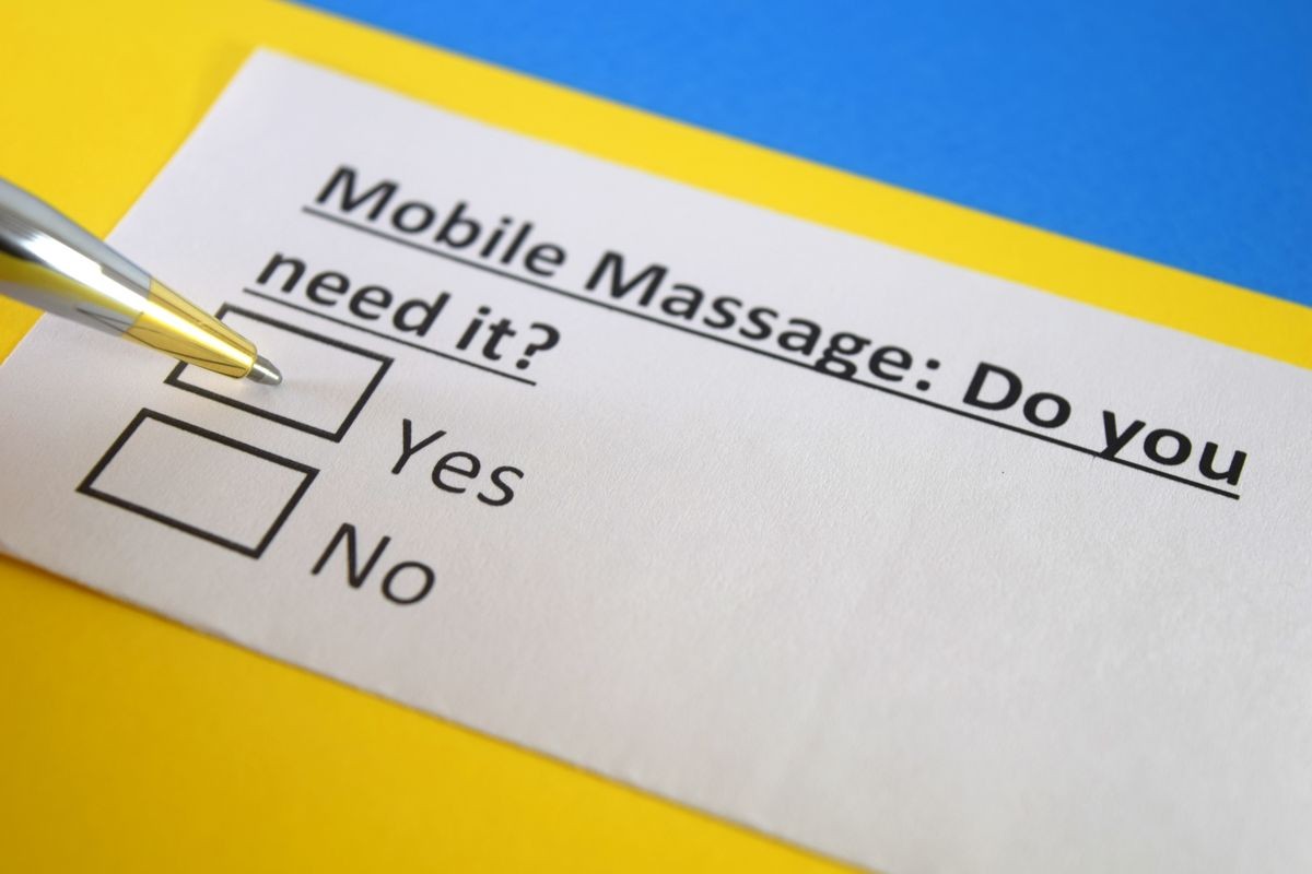 Mobile massage: Do you need it? yes or no
